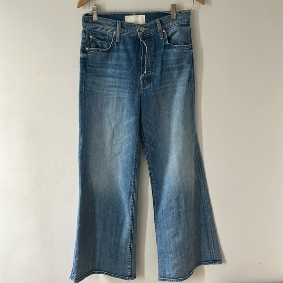 Mother Superior The Fly Cut Tomcat Roller Wide Leg Jeans Size 28 NWT - Picture 5 of 14